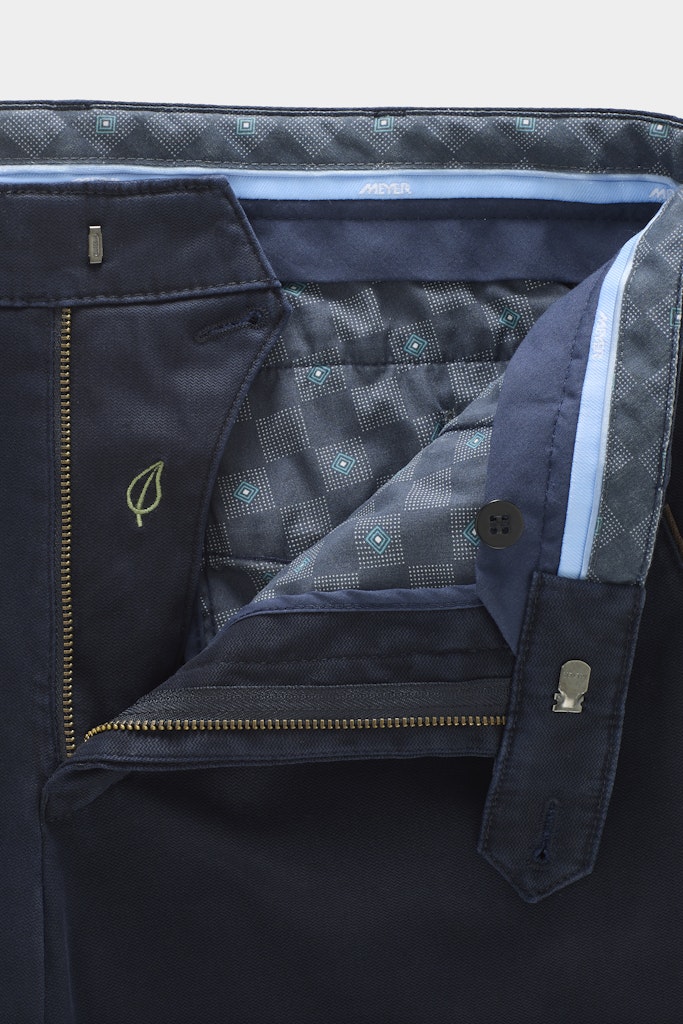 Meyer 'New York' Organic Cotton Chino - Navy