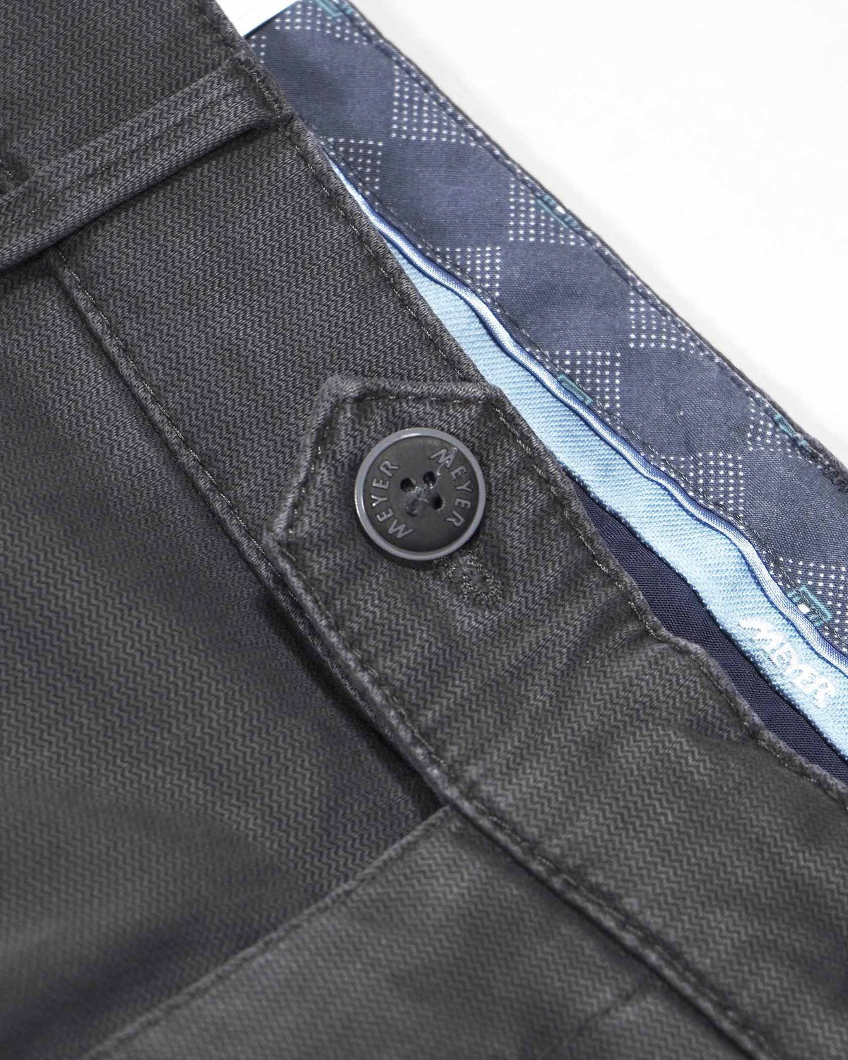 Meyer 'New York' Organic Cotton Chino - Grey