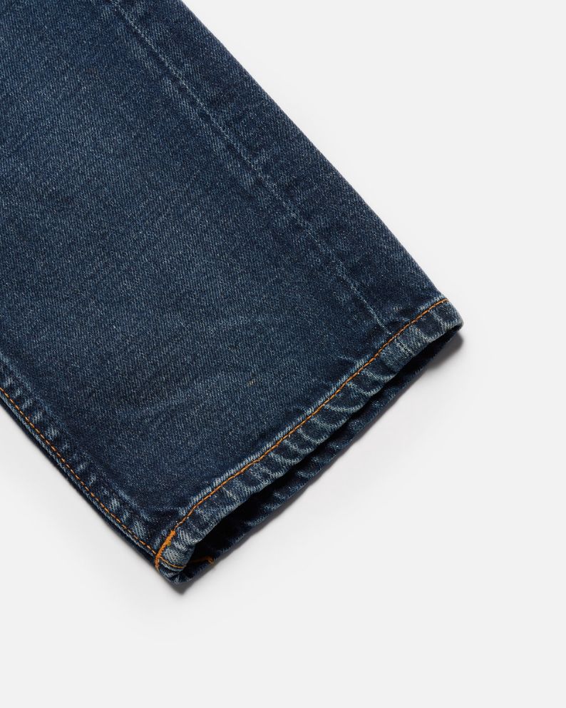 Nudie Jeans Lean Dean Troubled Sea Slim Tapered Organic - Blue Denim