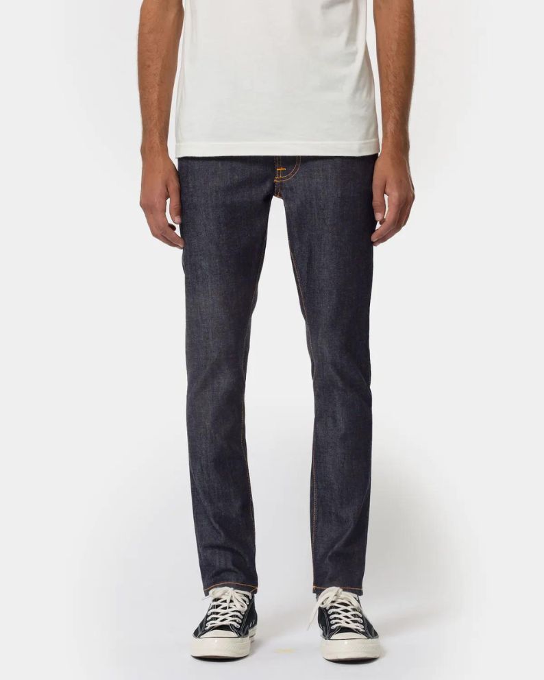 Nudie Jeans Lean Dean Dry 16 Dips Slim Tapered Organic - Denim