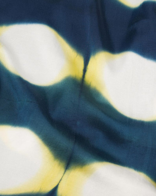 Universal Works Camp Shirt - Navy/Green/Yellow