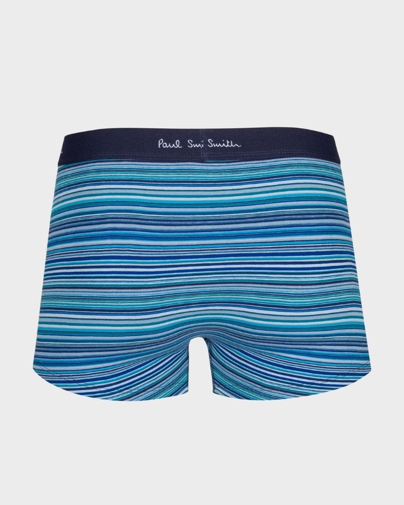 Paul Smith Men's 3 Pack Trunk Signature Mix - Navy/Blue