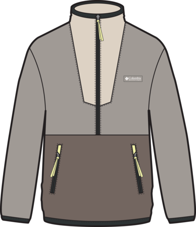 Columbia Sequoia Grove™ Half Zip Fleece - Grey