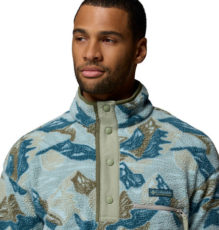 Columbia Helvetia™ II Printed Half Snap Fleece - Green