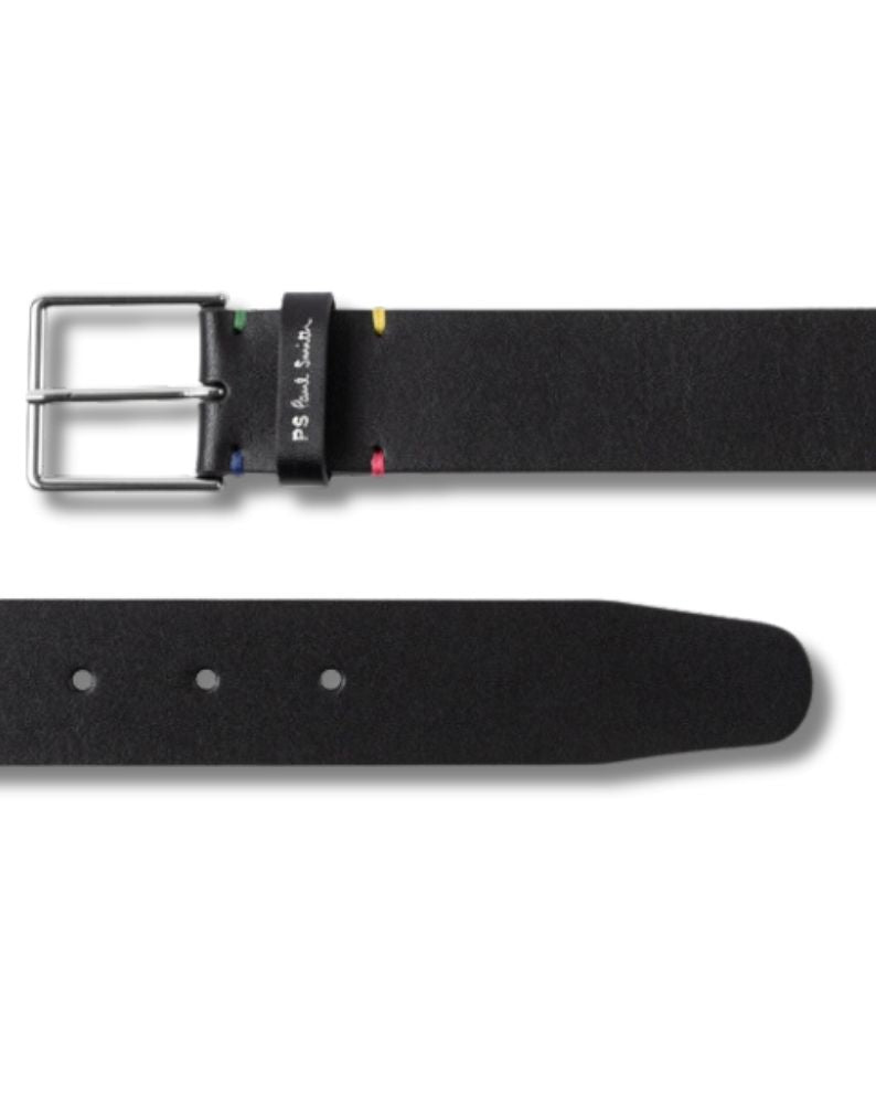 Paul Smith Men's Leather Belt - Black