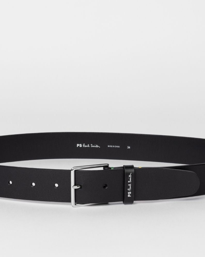 Paul Smith Men's Leather Belt - Black