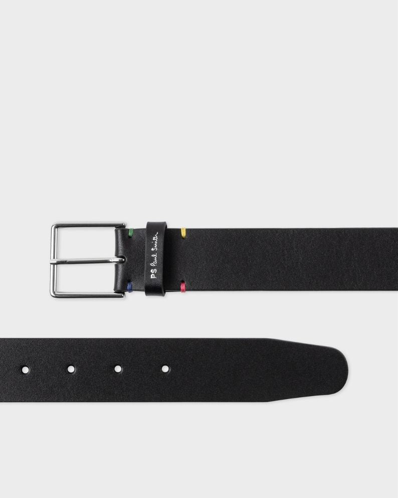 Paul Smith Men's Leather Belt - Black