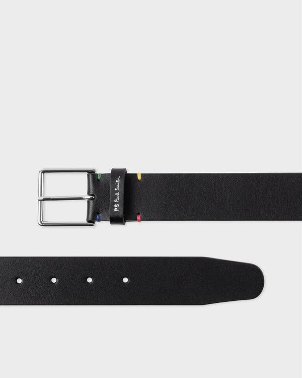 Paul Smith Men's Leather Belt - Black