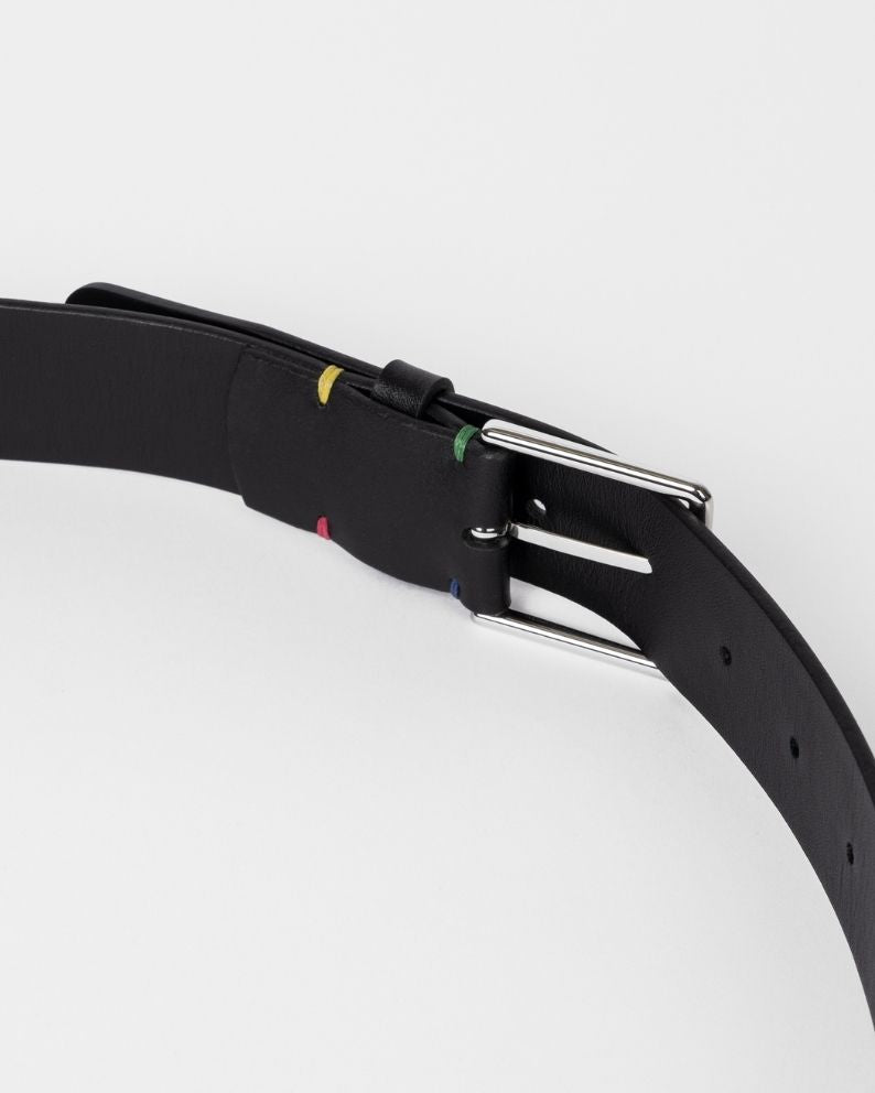 Paul Smith Men's Leather Belt - Black