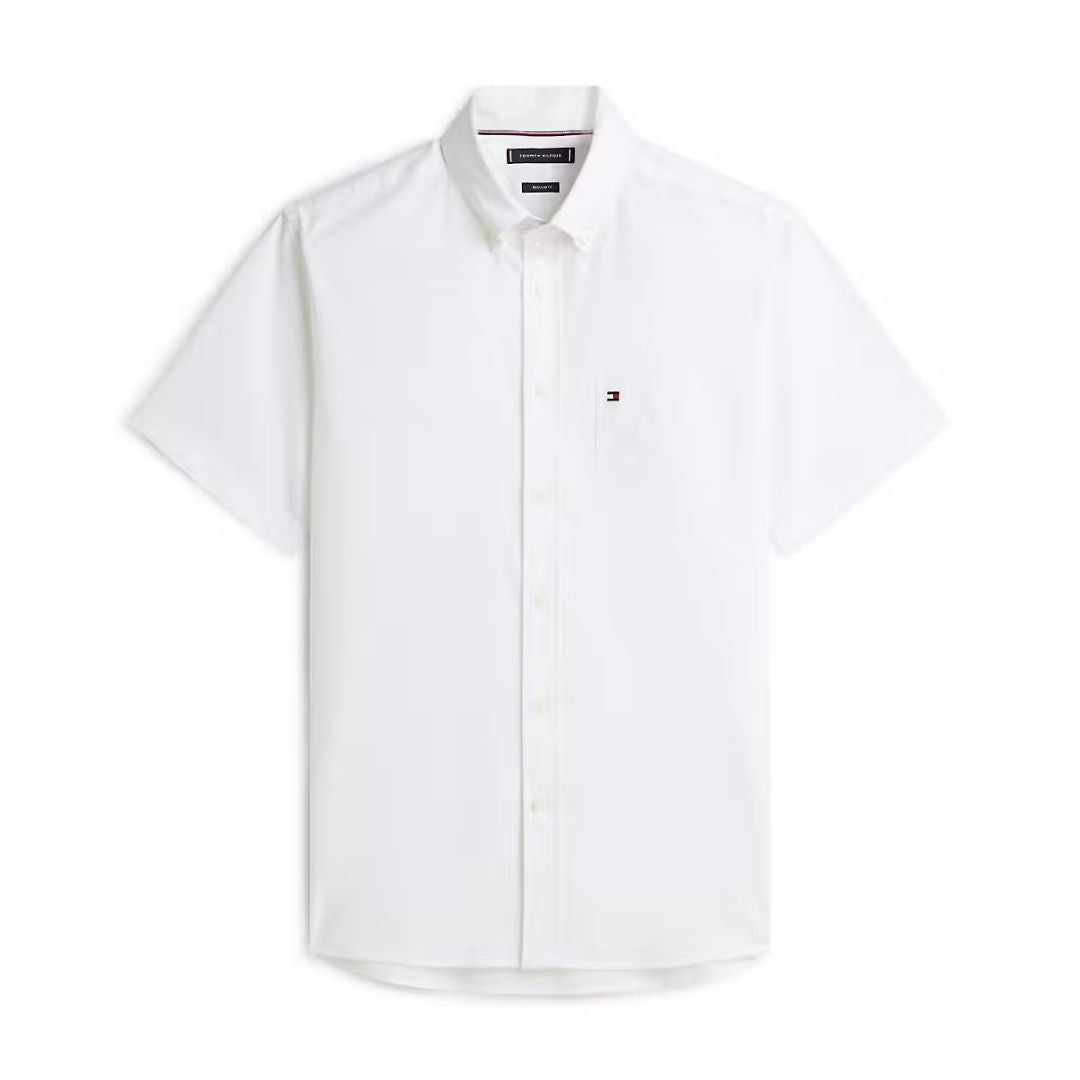 Tommy Hilfiger Light Oxford Solid SS - White