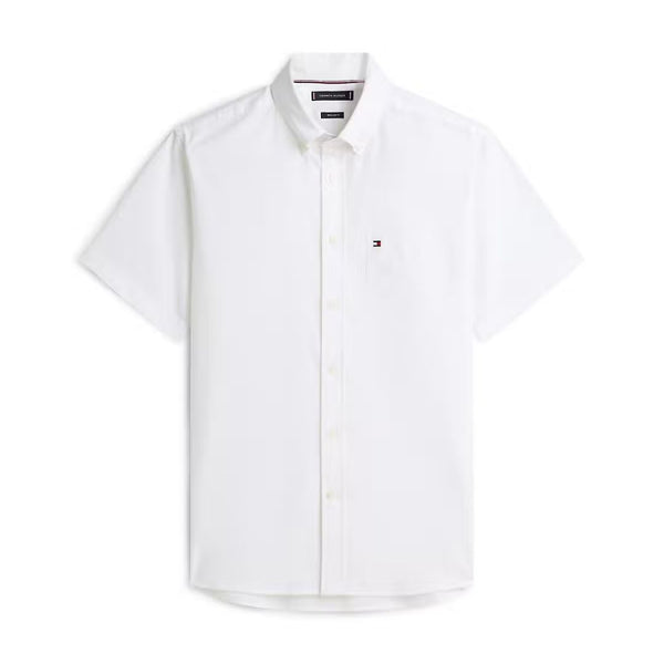 Tommy Hilfiger Light Oxford Solid SS - White