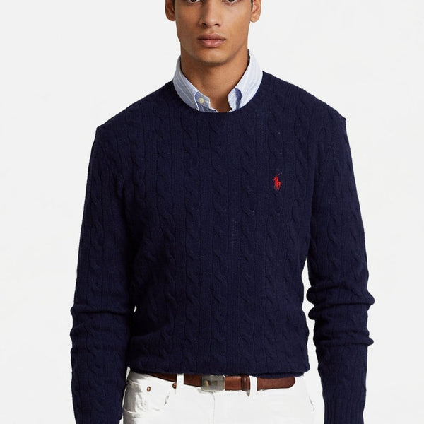 Polo Ralph Lauren Wool & Cashmere Crew Knit - Navy