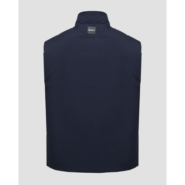 Boss Black H-Carens Vest Zip through Jacket - Navy Blue