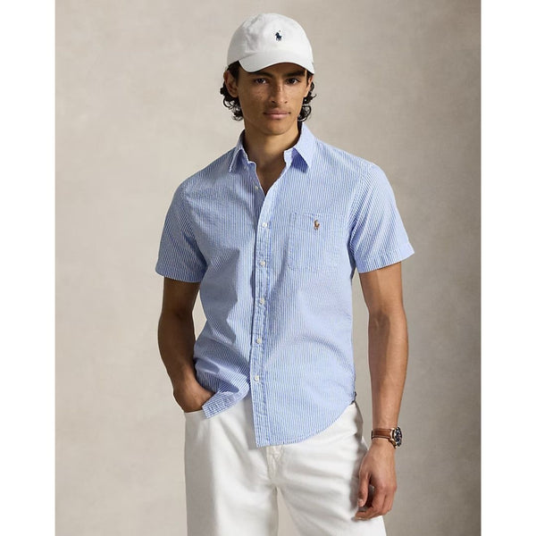 Polo Ralph Lauren Prepster Custom Fit Seersucker Shirt - Blue
