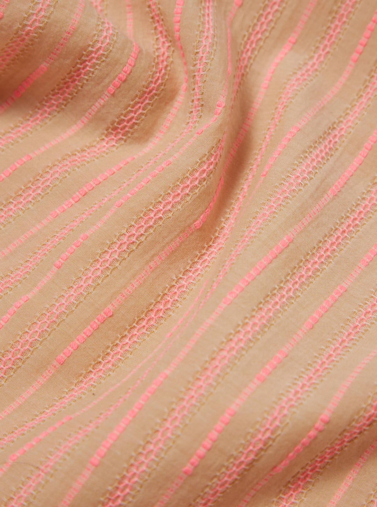Universal Works Road Shirt - Beige/Pink