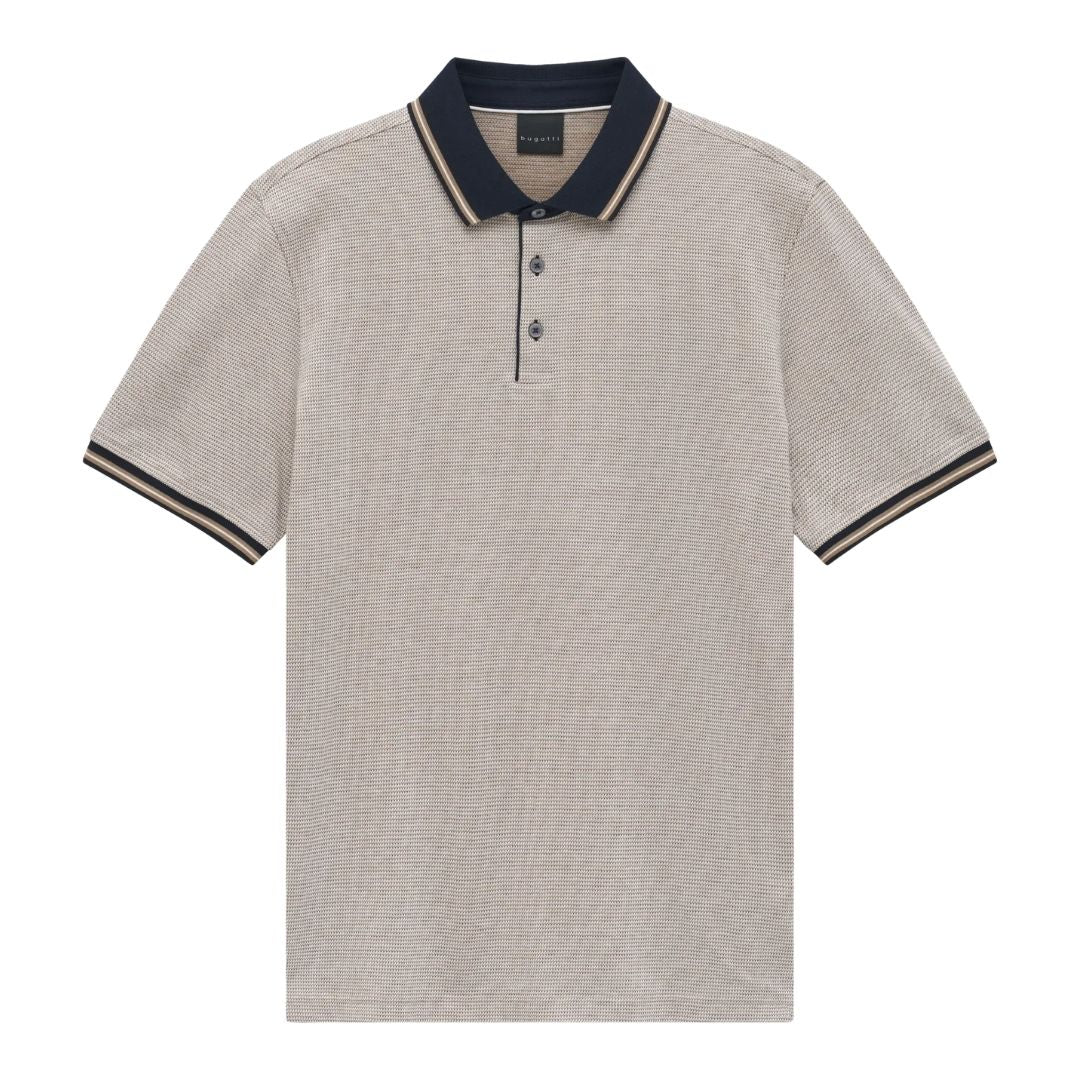 Bugatti Casual Polo Shirt - Beige