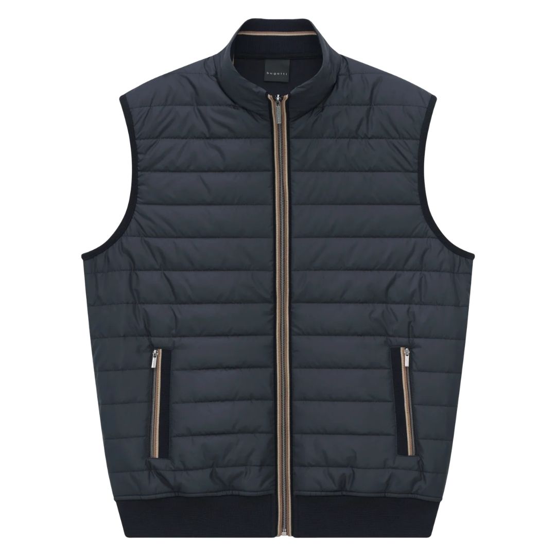 Bugatti Knitted Waistcoat - Navy