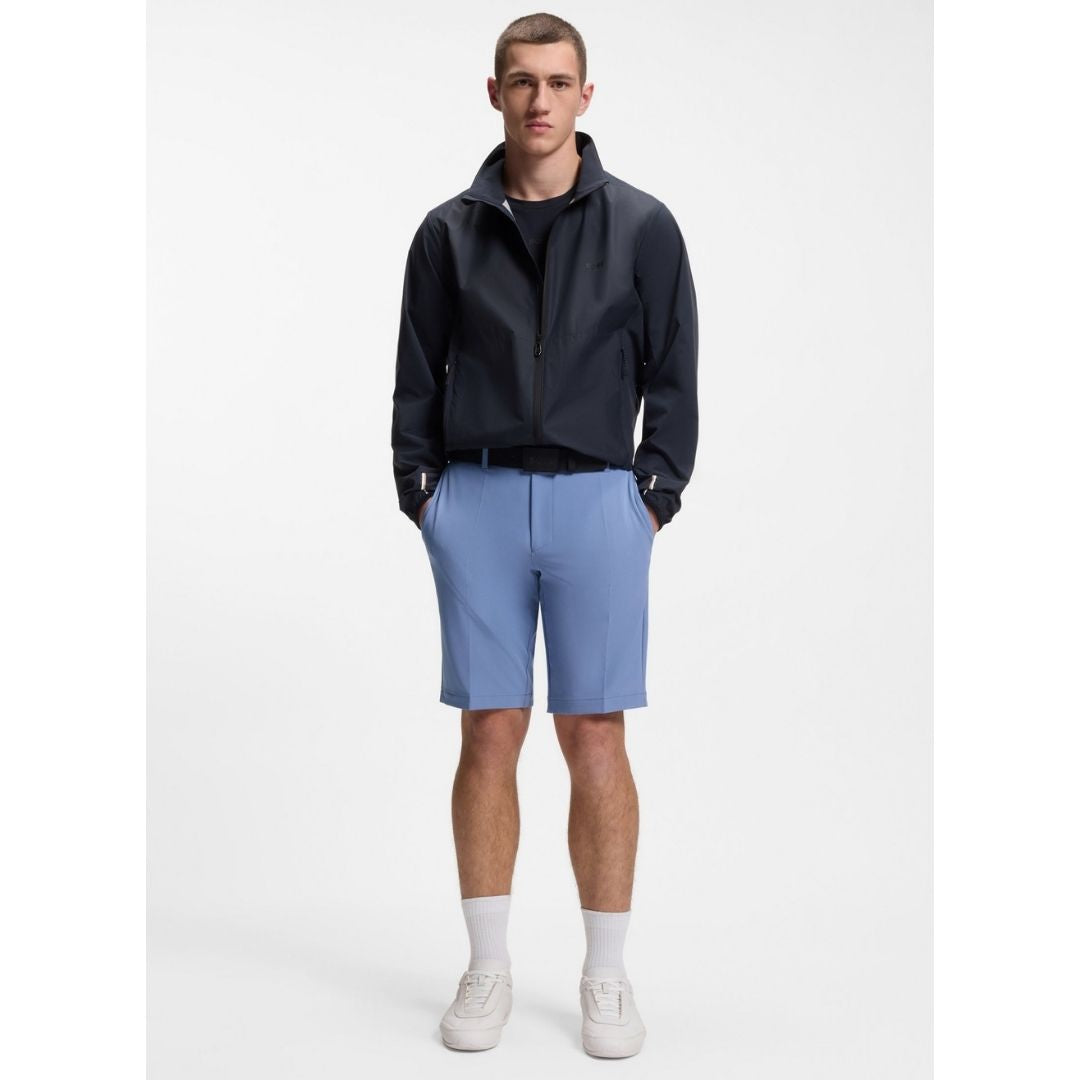 Boss Green S_Commuter Slim Fit Shorts - Blue