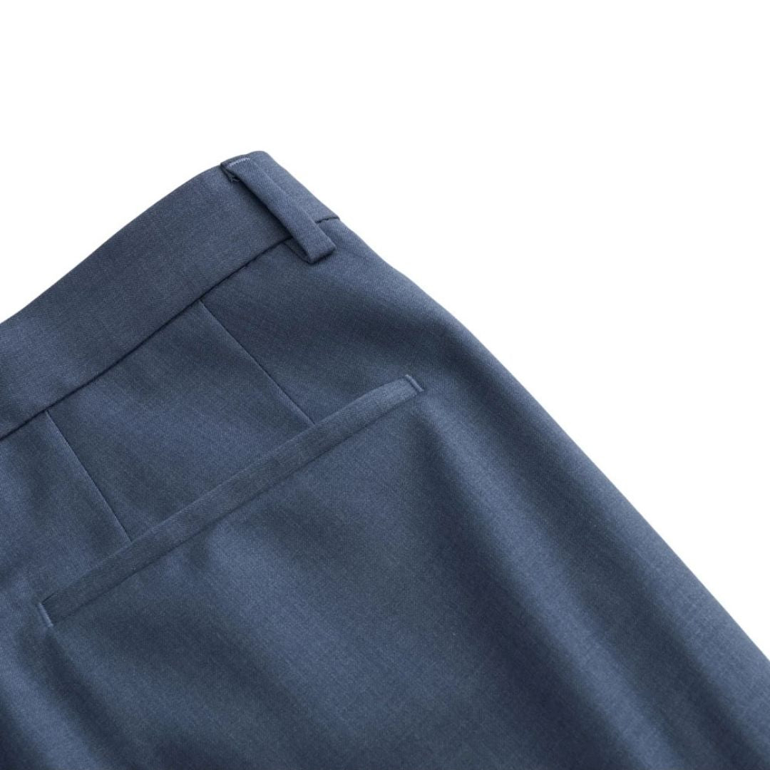 Boss Black H-Genius Slim Suit Trousers - Blue