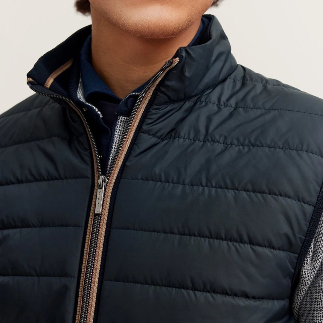 Bugatti Knitted Waistcoat - Navy