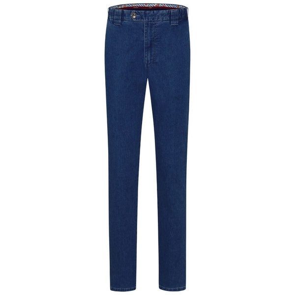Meyer Hosen OSLO Casual Trousers - Denim