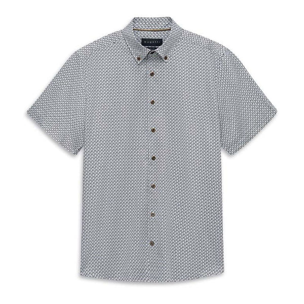 Bugatti Short Sleeve Casual Shirt - Beige