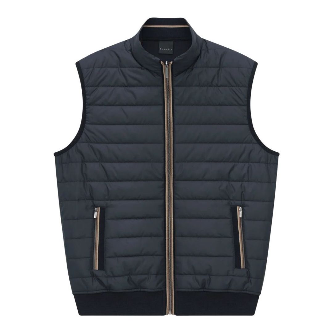 Bugatti Knitted Waistcoat - Navy