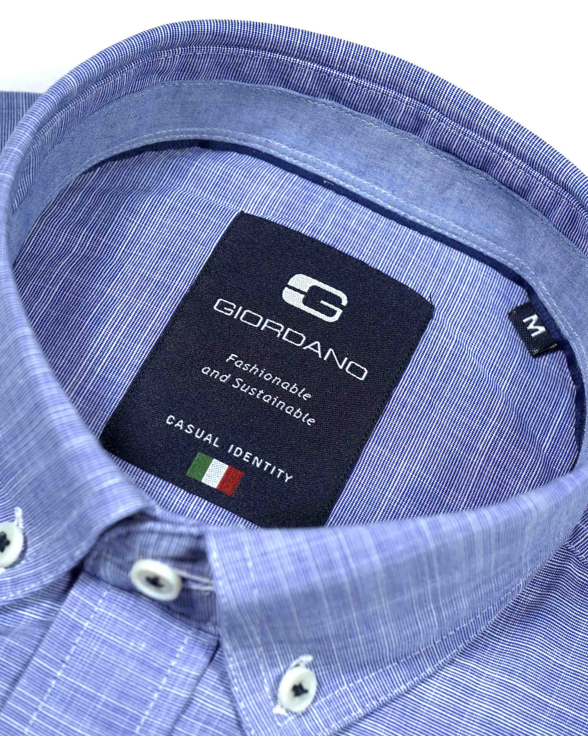 Giordano 'Marlon' Short Sleeved Shirt - Navy