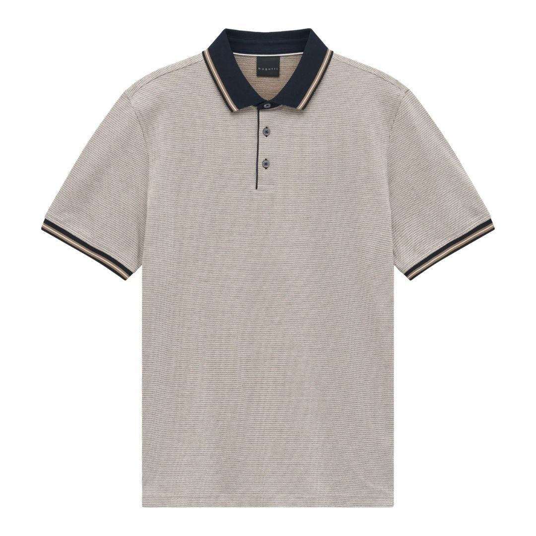 Bugatti Casual Polo Shirt - Beige
