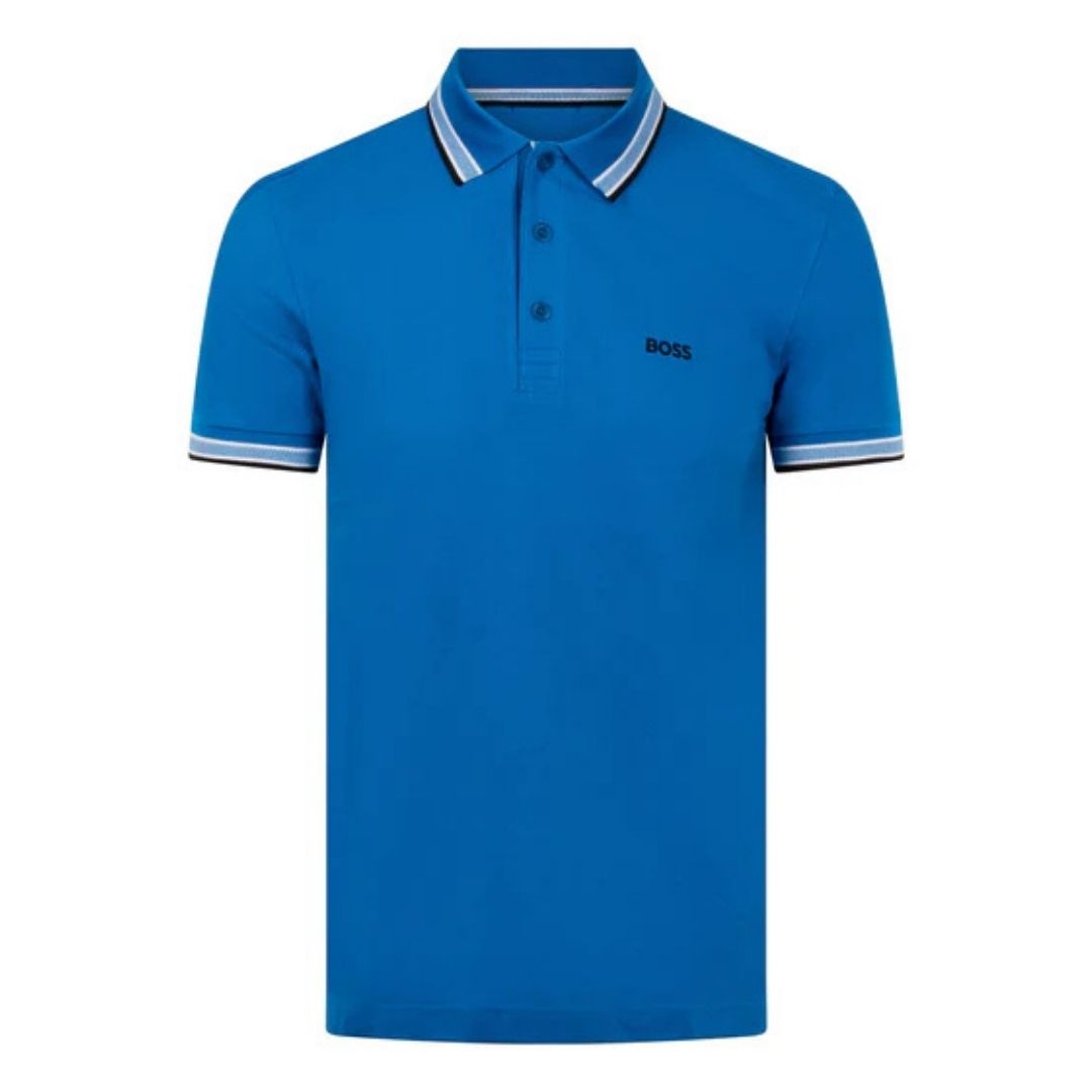 Boss Green Paddy Polo - Blue