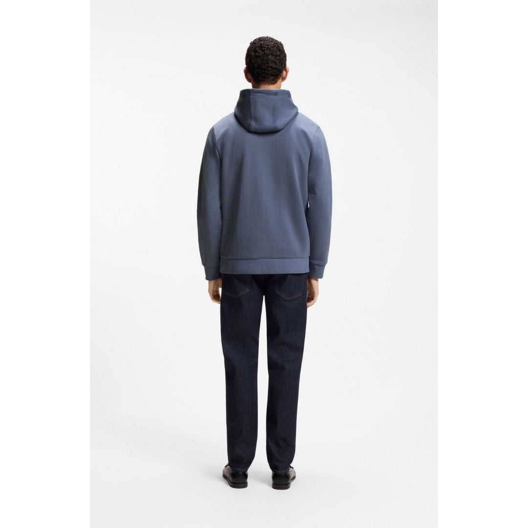 Boss Black C-Spence Hooded Zip Thru Sweat - Blue
