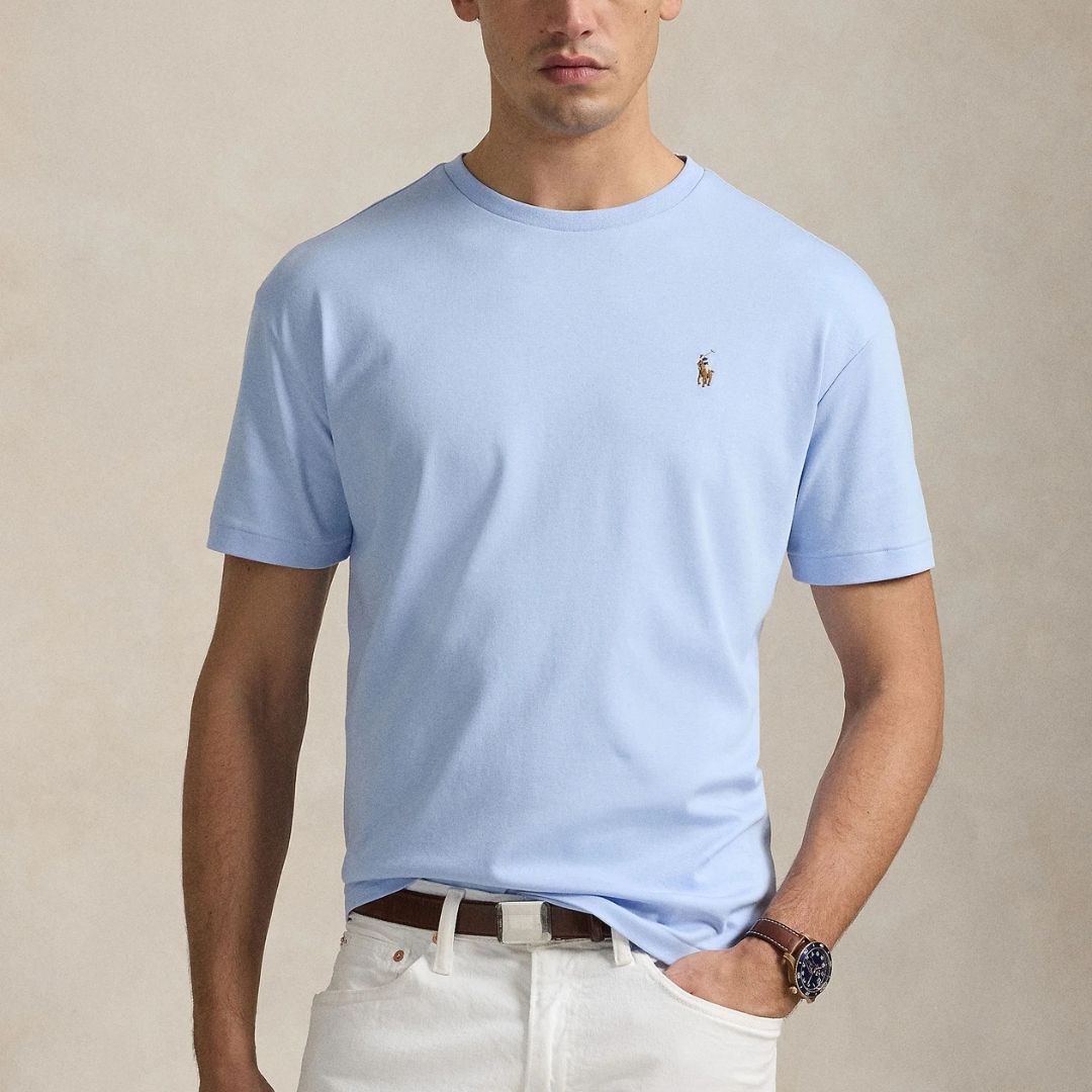 Polo Ralph Lauren Custom Fit T-Shirt - Office Blue