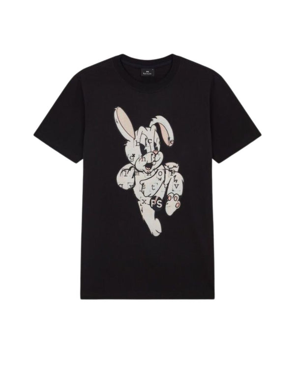 Paul Smith Bunny Print T-Shirt - Black