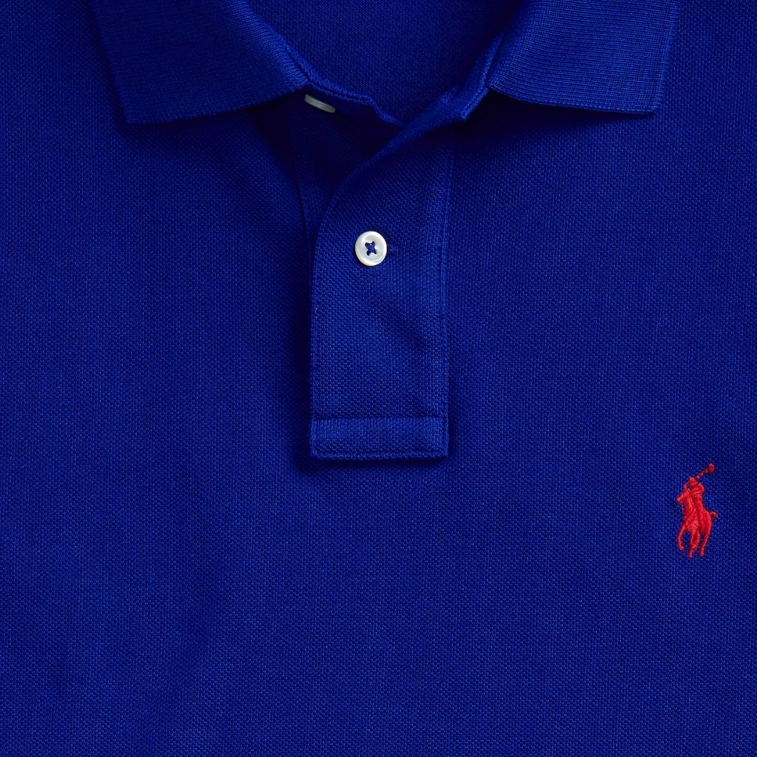 Polo Ralph Lauren The Iconic Mesh Polo Shirt - Heritage Blue/Royal