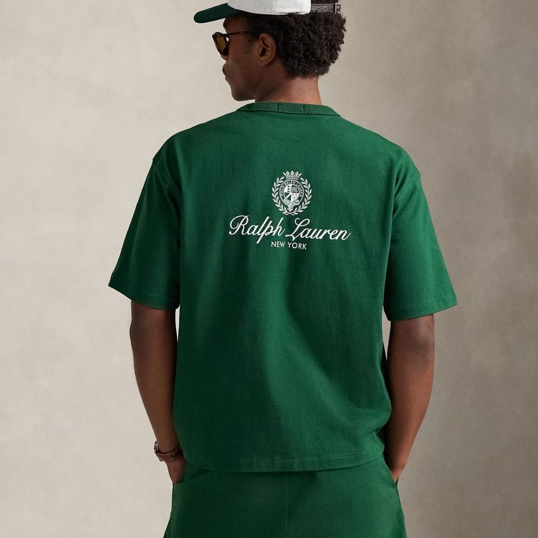 Polo Ralph Lauren Relaxed Fit Jersey Graphic T-shirt - New Forest Green