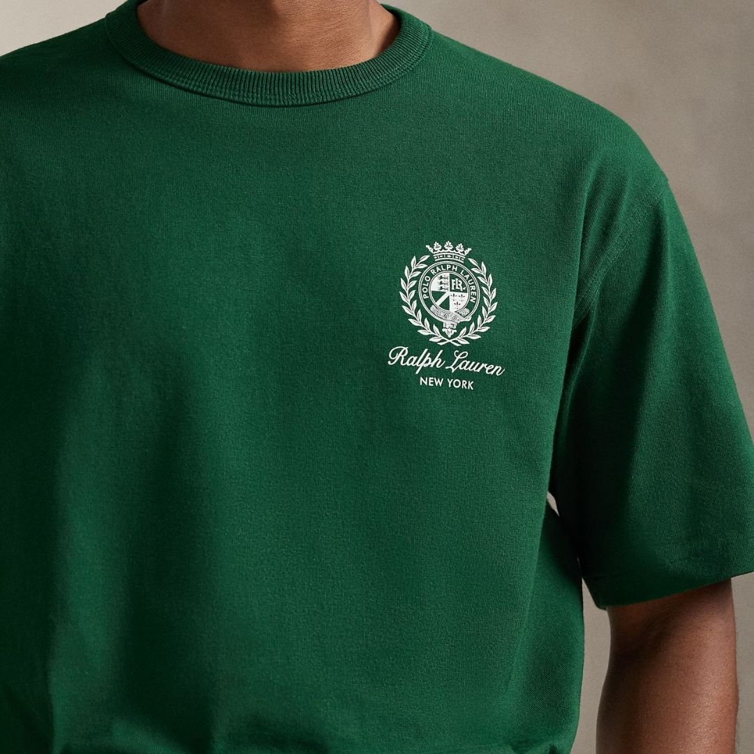 Polo Ralph Lauren Relaxed Fit Jersey Graphic T-shirt - New Forest Green