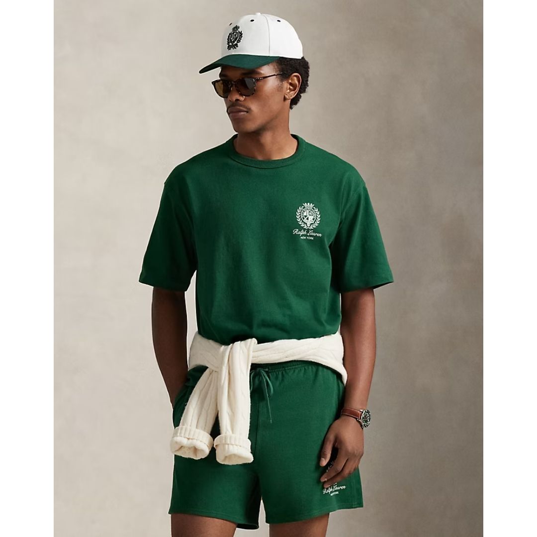Polo Ralph Lauren Relaxed Fit Jersey Graphic T-shirt - New Forest Green