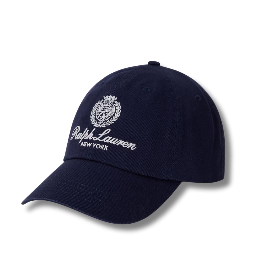 Polo Ralph Lauren Crest-Embroidered Twill Ball Cap - Newport Navy