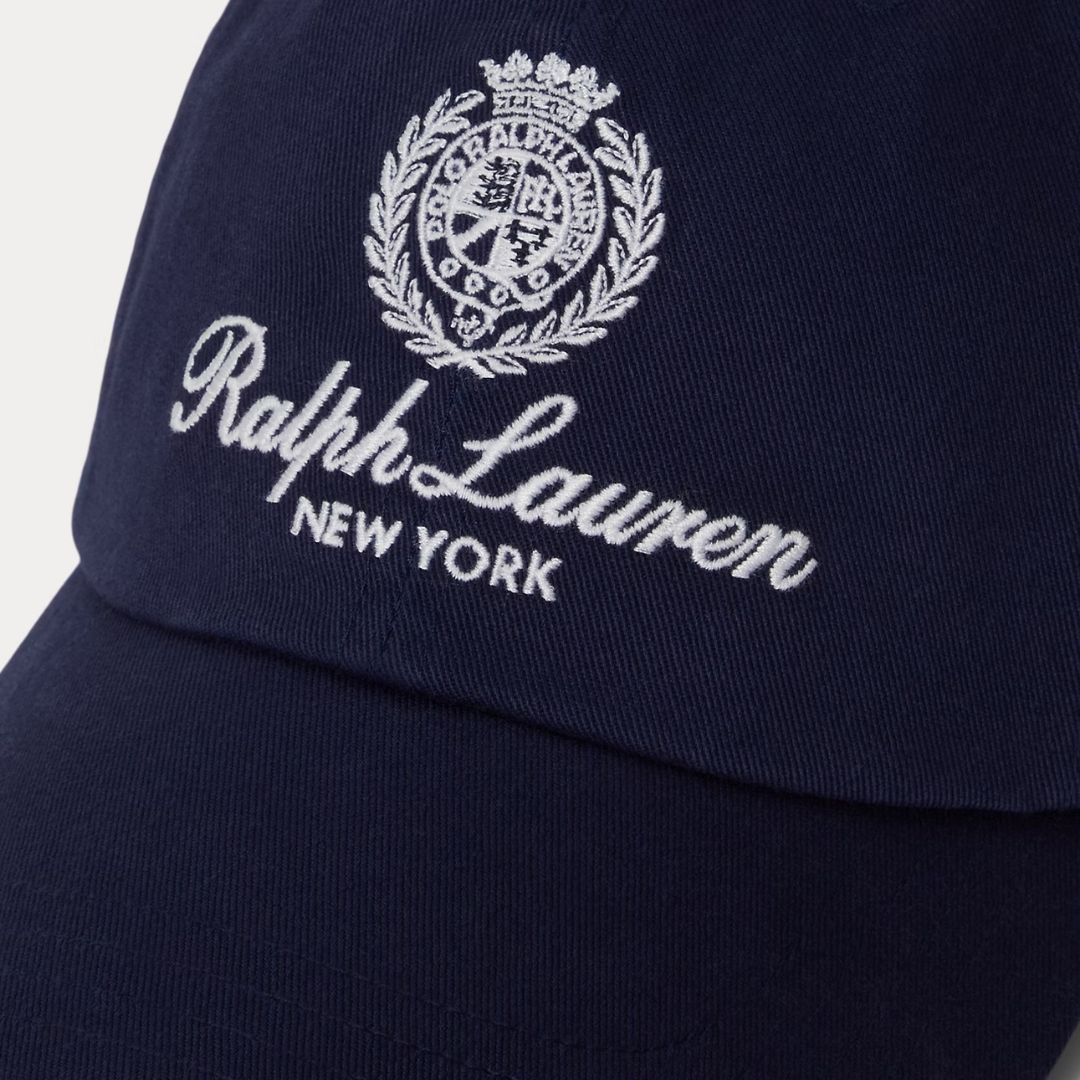 Polo Ralph Lauren Crest-Embroidered Twill Ball Cap - Newport Navy
