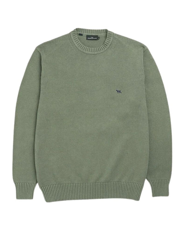Rodd & Gunn Gunn Crew Knit - Olive
