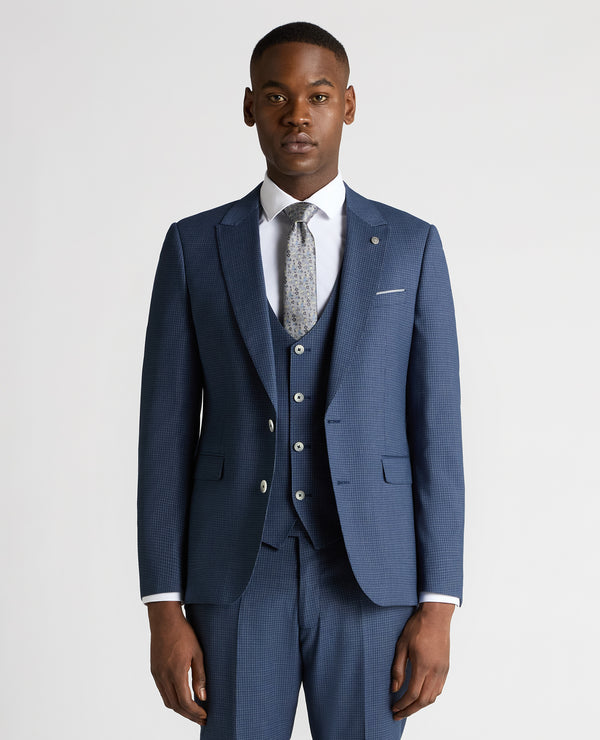 Remus Uomo Stone Massa Separates Suit Jacket - Blue