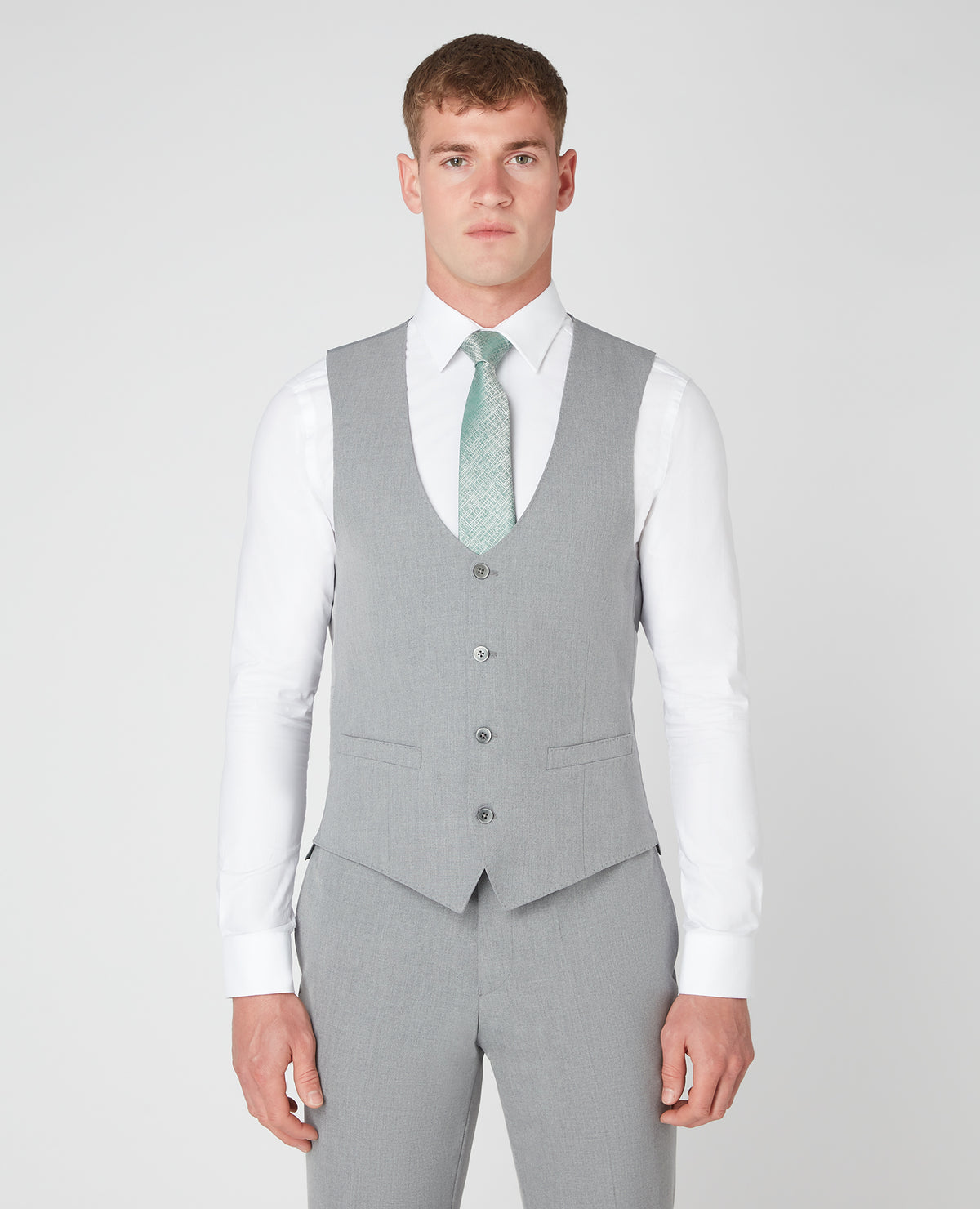 Remus Uomo Luca Waistcoat - Grey