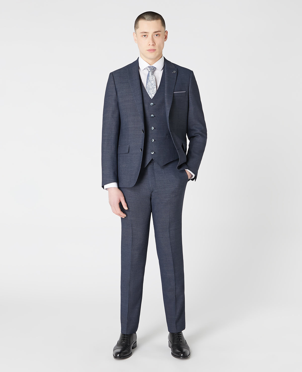 Remus Uomo Pablo Waistcoat - Blue
