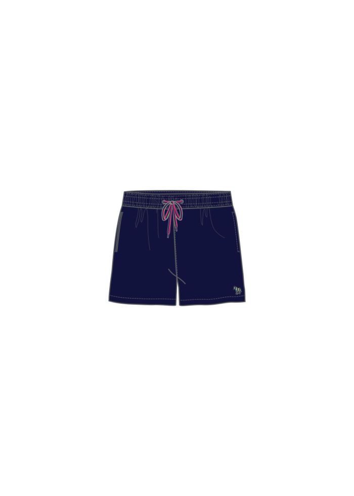 Paul Smith Logo Swim Trunks - Blue