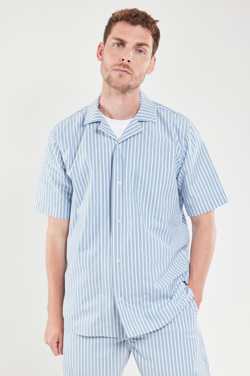 Armor Lux Chemise MC Confort C-RAYE BLEU - Blue