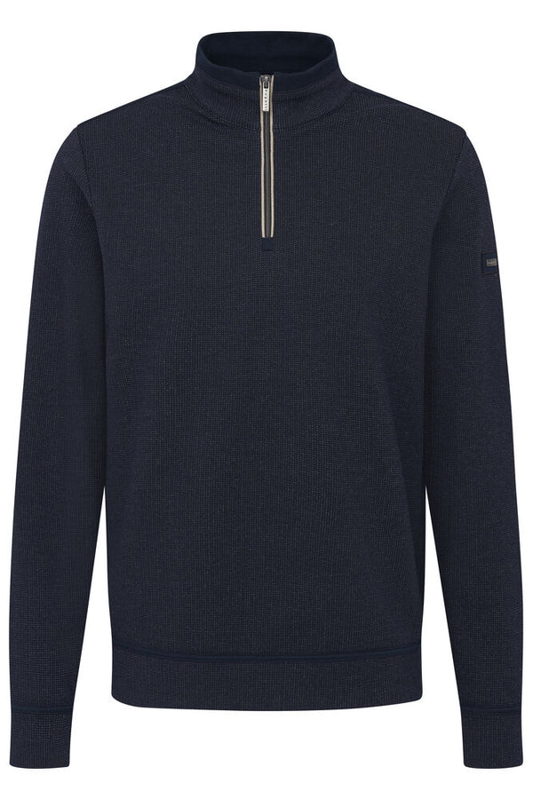 Bugatti Half Zip Sweatshirt - Navy