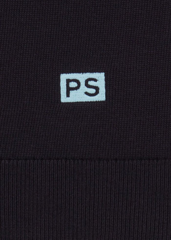 Paul Smith Knit Sweater Polo - Navy Blue