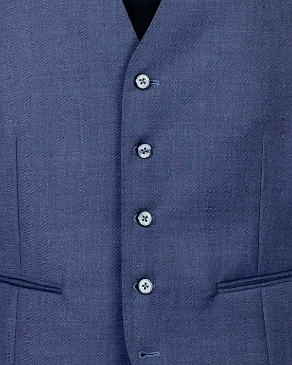 Herbie Frogg Mayfair Suit Waistcoat -  Blue