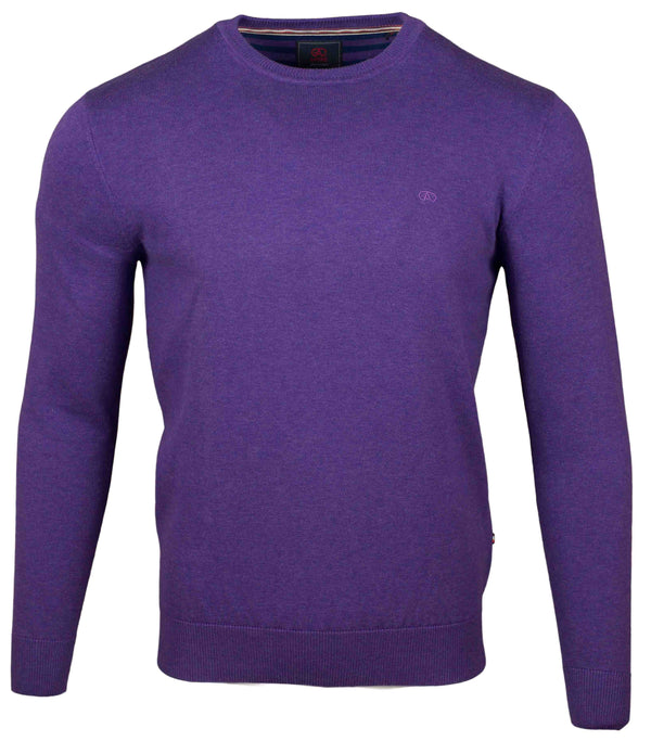 Andre 'Achill' Crew Neck Jumper - Purple