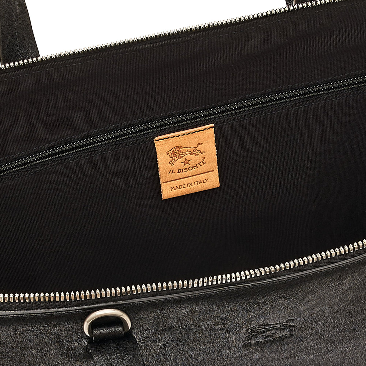 Il Bisonte 'Trebbio' Briefcase - Black